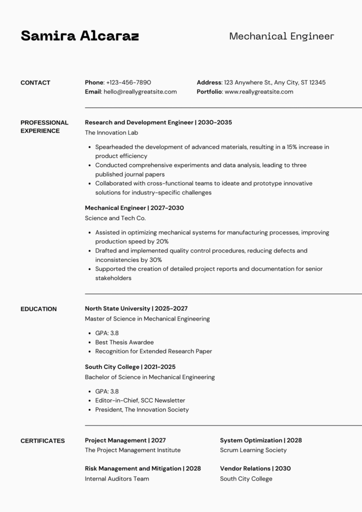 Resume Guide 03