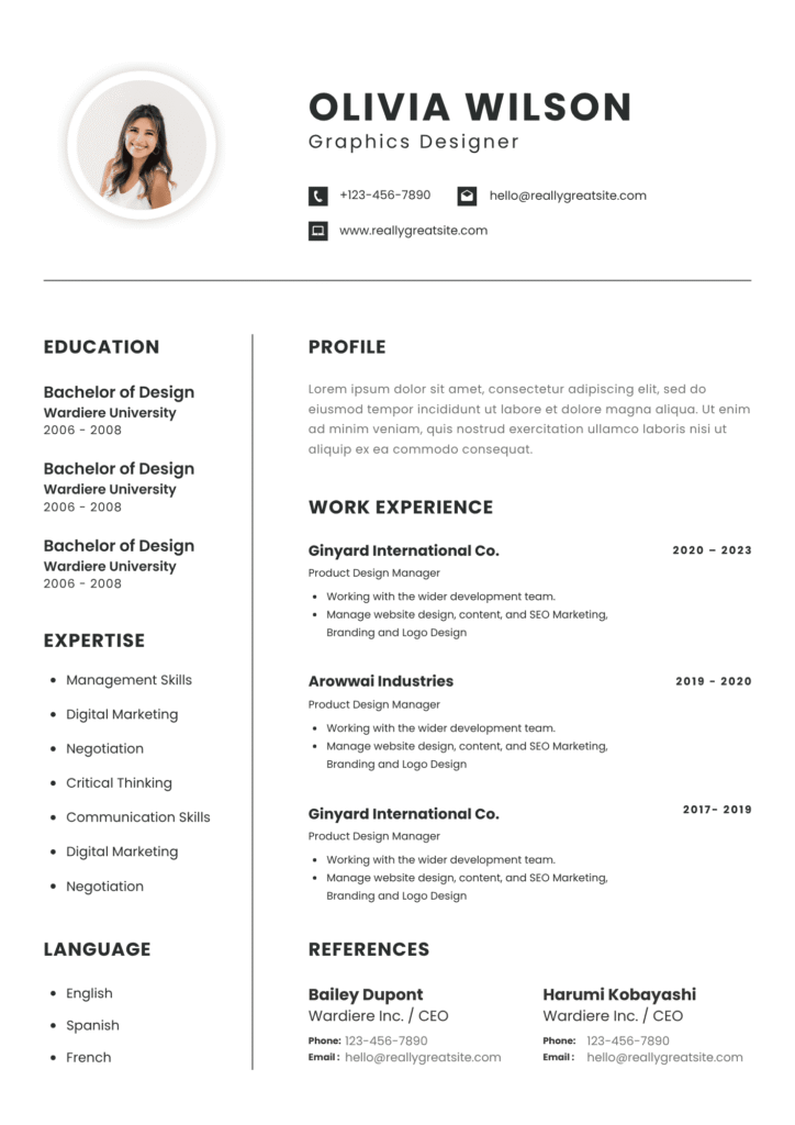 Resume Guide 06