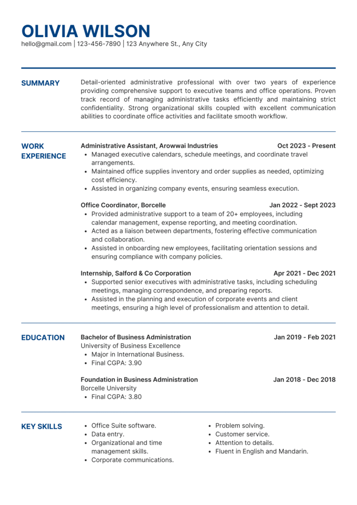 Resume Guide 01