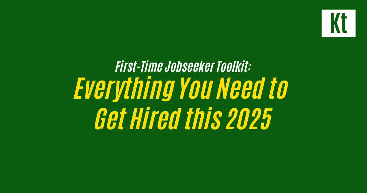 First-Time Jobseeker Toolkit